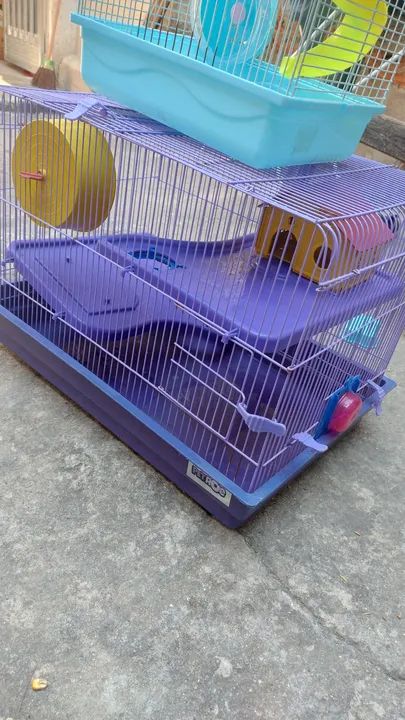 Gaiola para Hamster - Azul