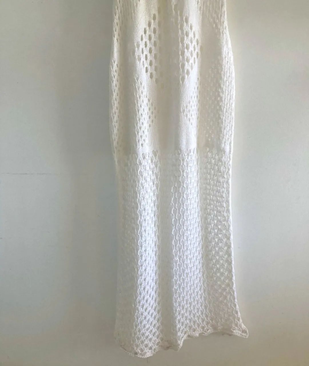 Vestido longo de crochê - Foto 2