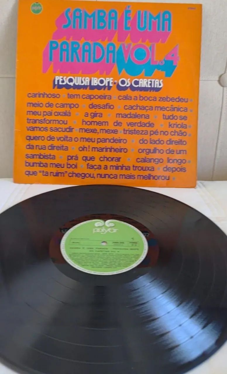 Disco de Vinil Samba É Uma Parada Vol. 4 - Os Caretas - Foto 2