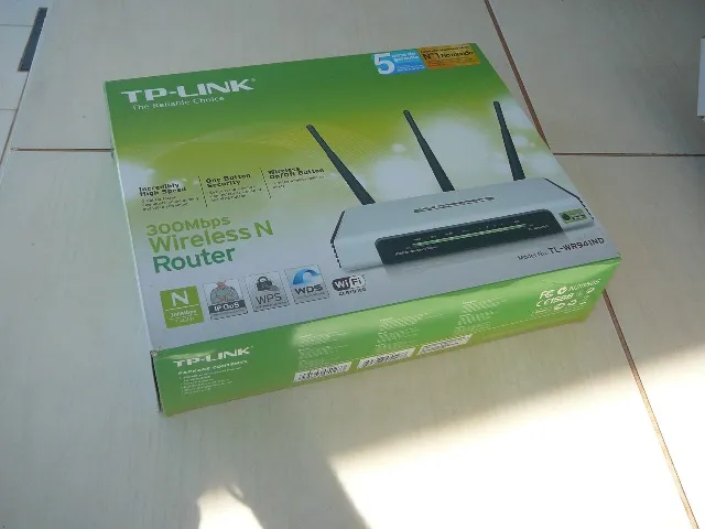 Roteador - TP Link - TL-WR941nd - 3 antenas - Mostruário