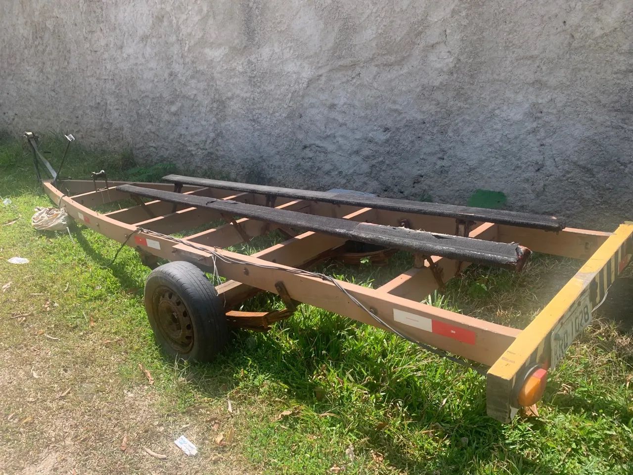 Carretinha rodoviária de madeira de lei documentada  - Foto 4