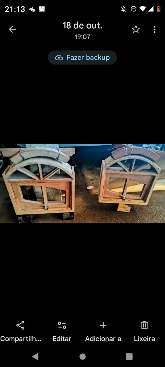 ? Vendo  janela colonial para banheiro Nova 60 x 60 ? 350,00 cada  - Foto 2