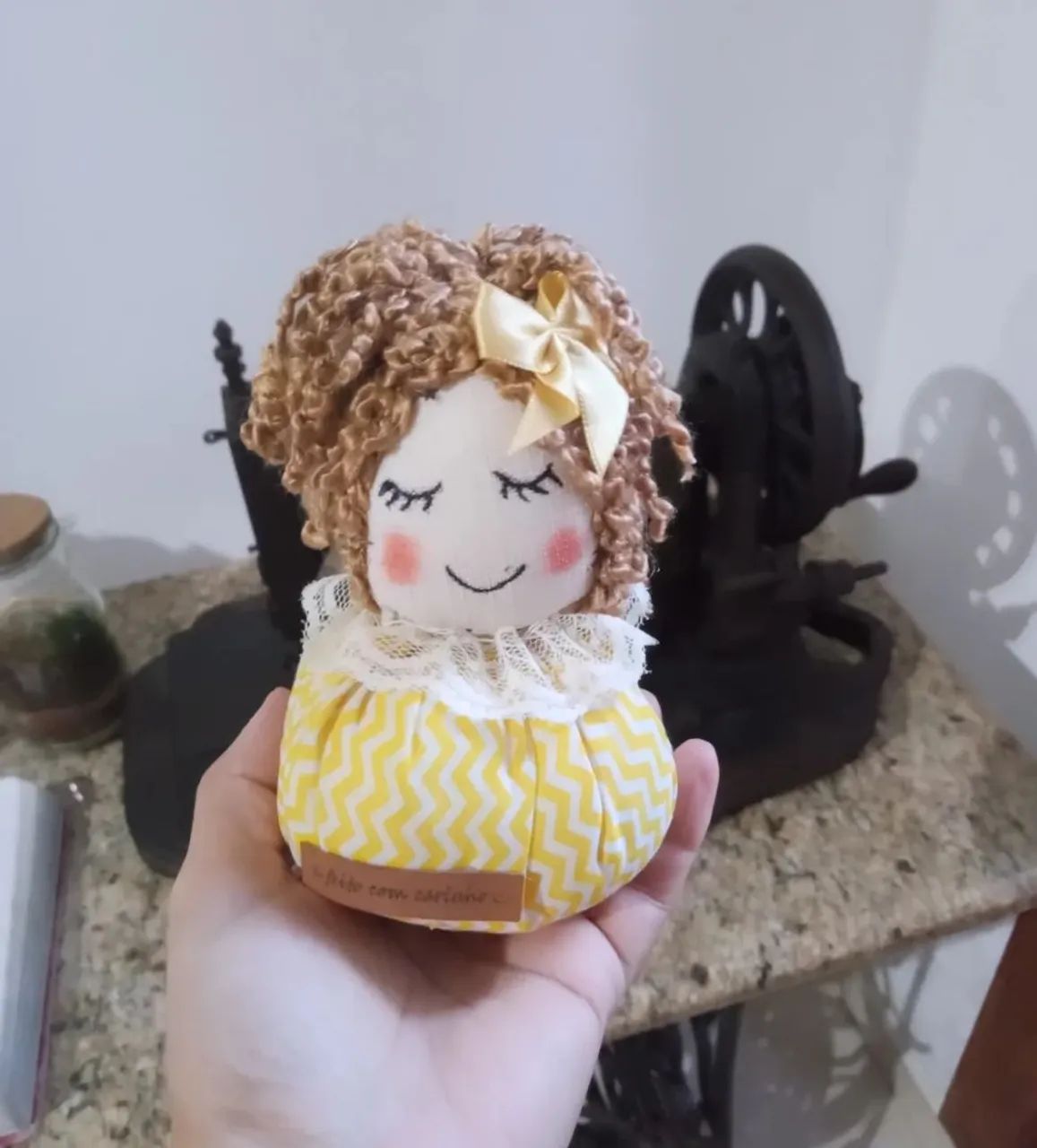 Boneca de pano artesanal