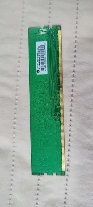 Memória RAM 4GB DDR3 1333mhz