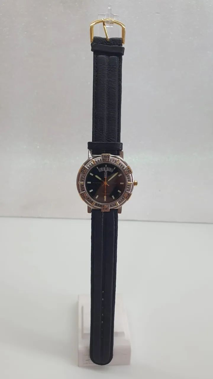 Relógio Champion Mod CH80/171 Social Masculino Date Vintage - Foto 5