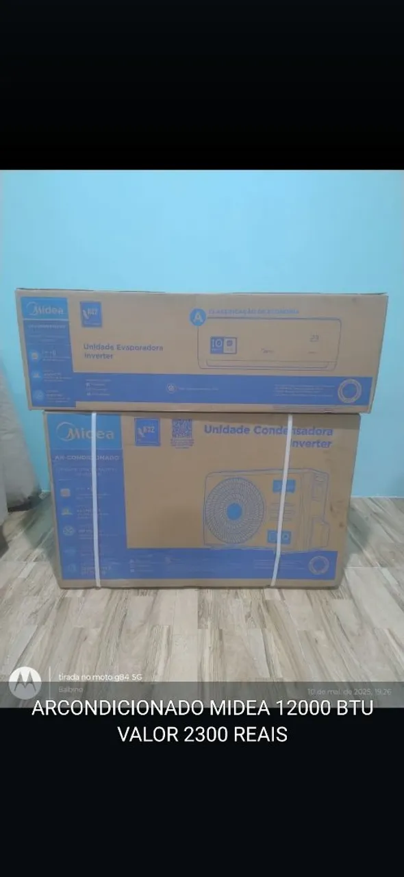 Ar Condicionado Midea 9 e 12mil BTU Inverter