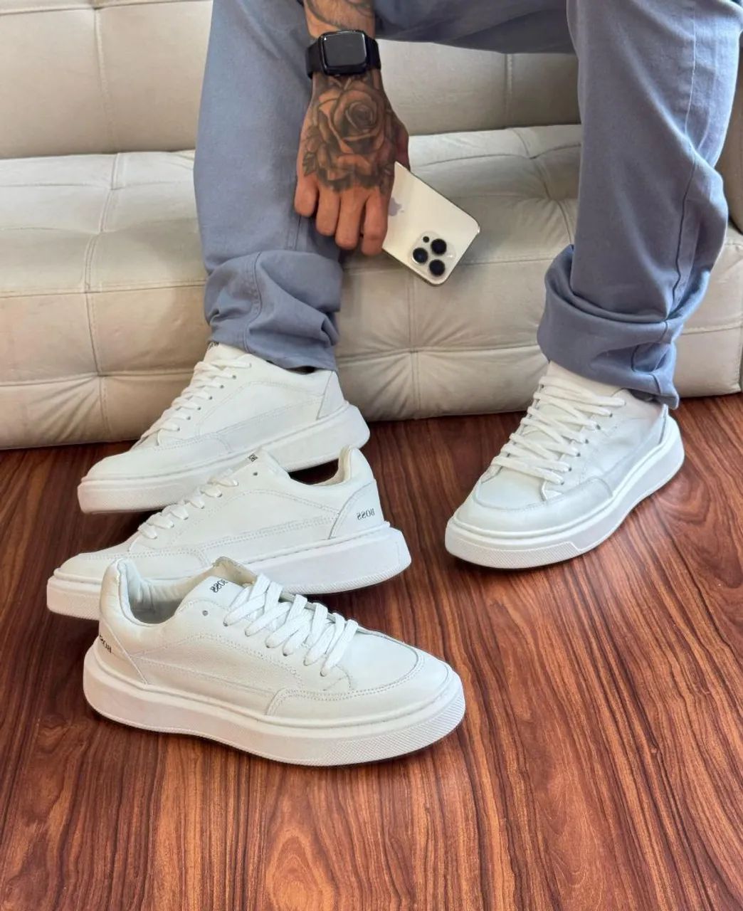 Tênis Casual Masculino BOSS - Foto 3