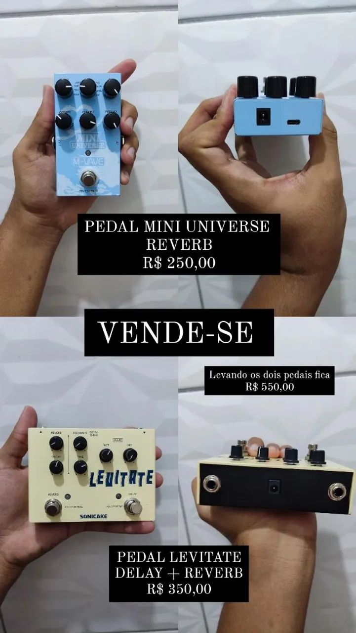 Pedal Levitate e Mini Universe