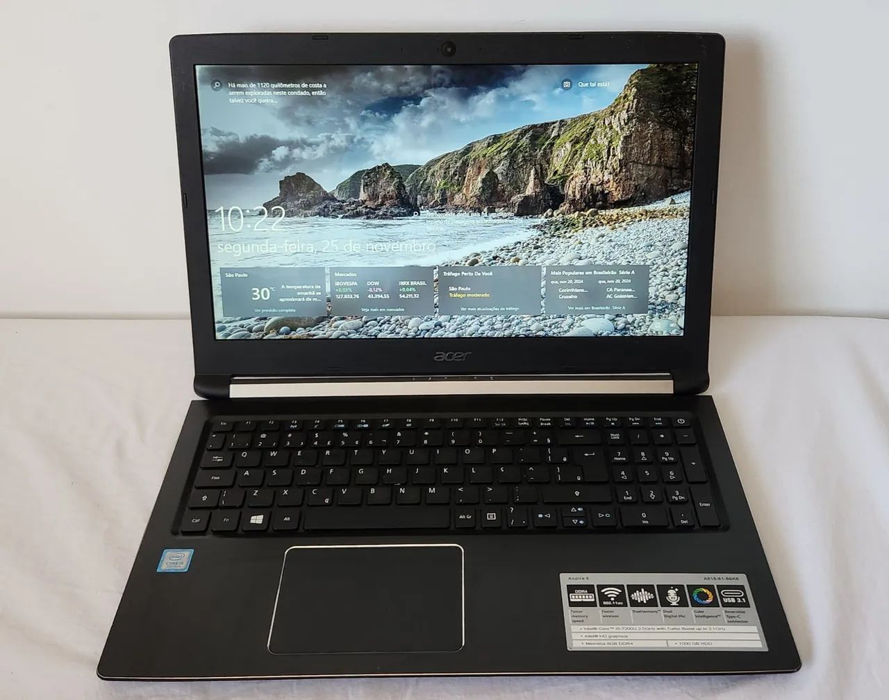 Notebook Acer Aspire 5 - Tela 15.6