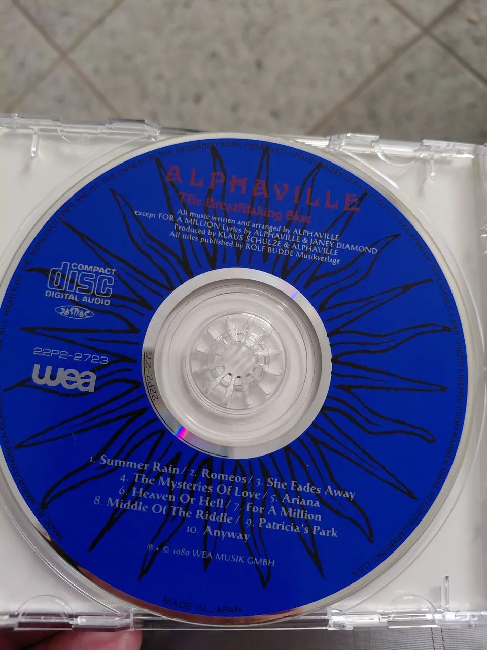 CD Alphaville - The Breathtaking Blue (Japan edition) - Foto 4