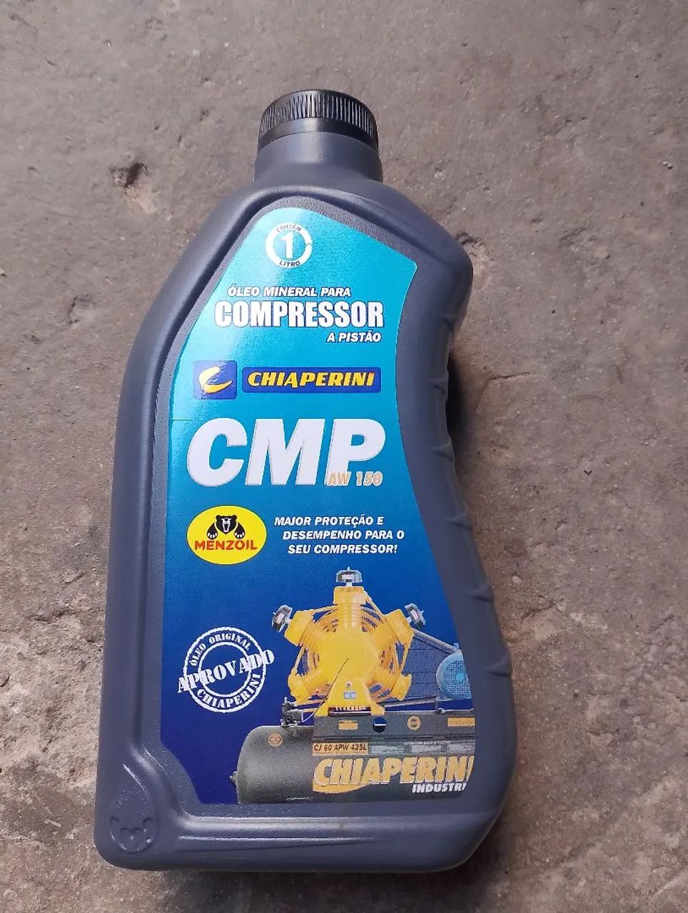 Tirandopouco óleo 100ml Óleo para Compressor CMP AW 150 - 1 Litro