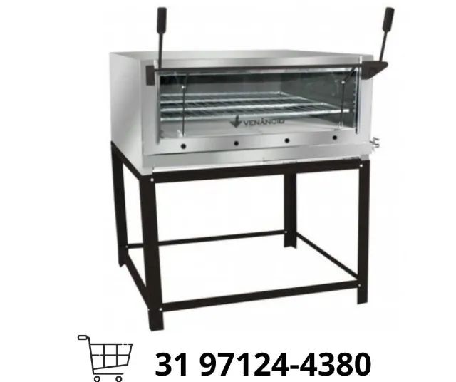 Forno Venâncio Pedra Refratária 80x60CM Novo 