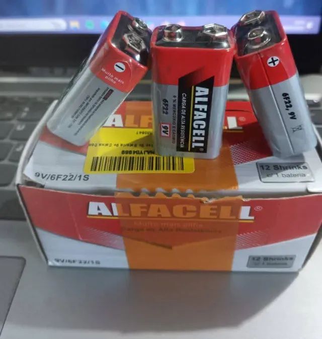 Bateria 9 volts multiuso - Foto 3