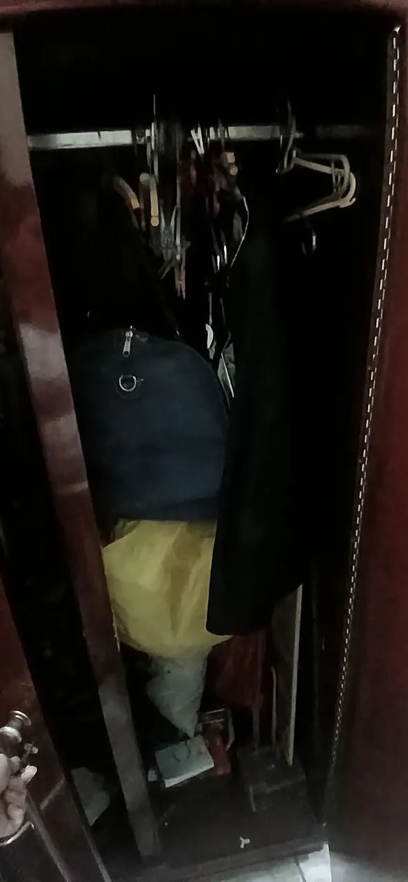 Guarda-Roupa Marrom com Amplo Espaço Interno - Foto 2