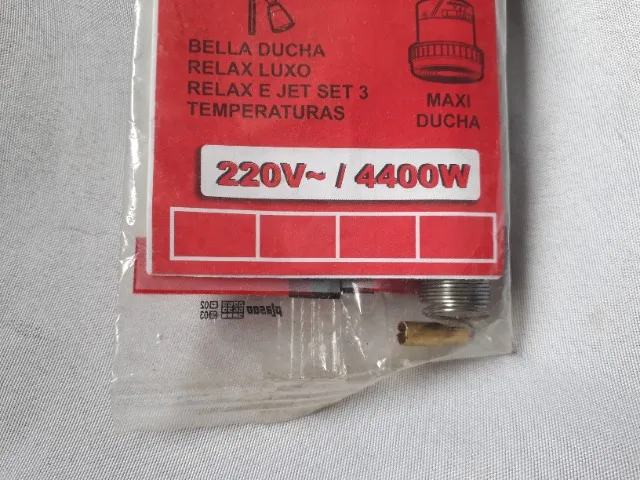 Resistência compatível a sete modelos LORENZETTI 220v 4400w (+ econômica), original/rara