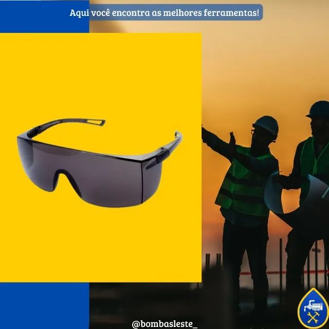 OCULOS DE PROTEÇAO INCOLOR/ FUMÊ