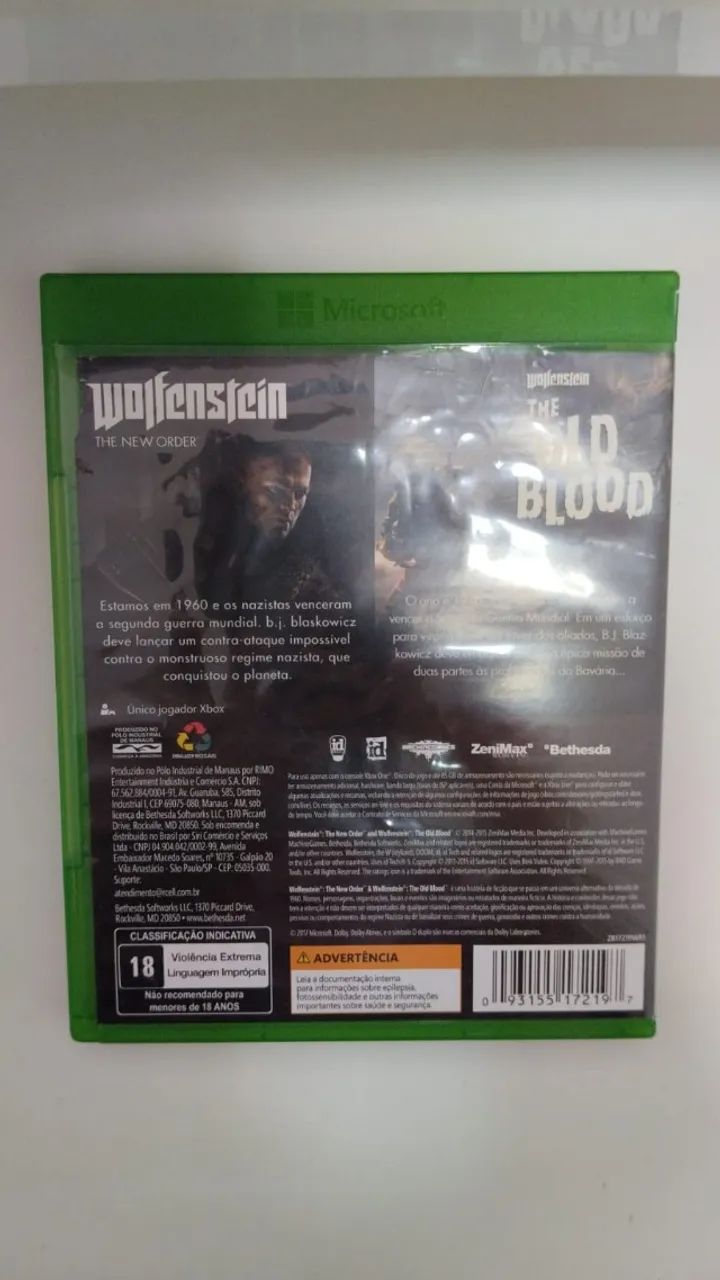 Jogo XBOX ONE Wolfenstein  - Foto 2