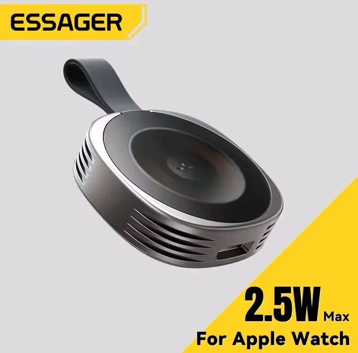 Carregador para Apple Watch Essager 2.5W - (Compatível até a versão 8)