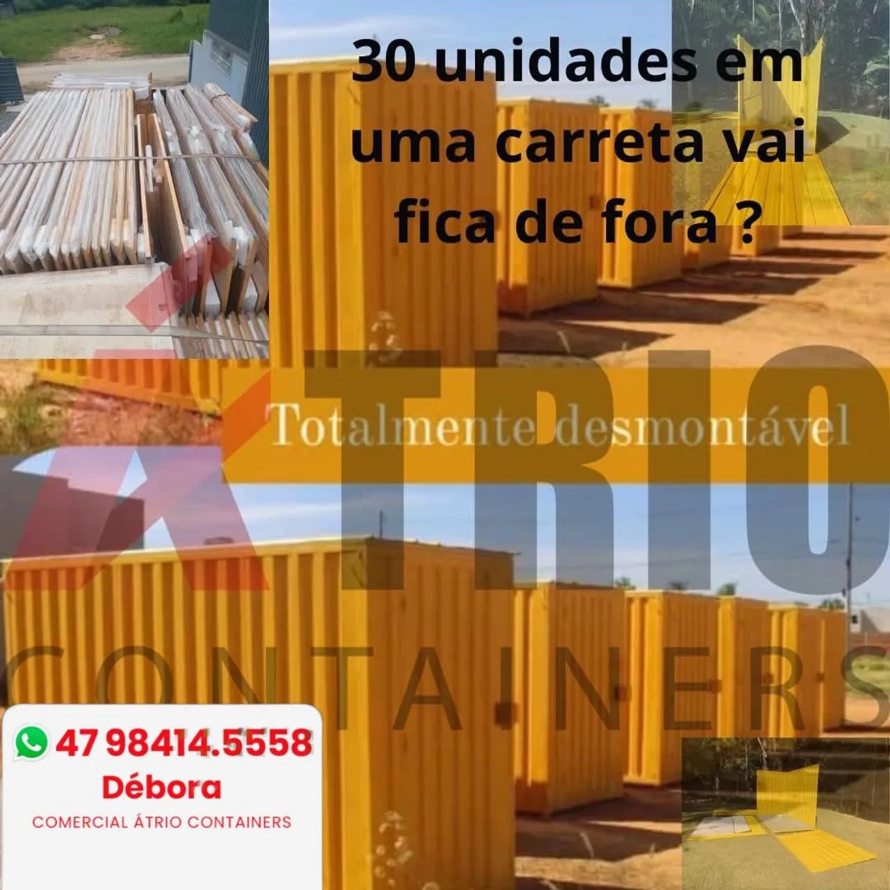 Container para locadores desmontáveis  - Foto 3