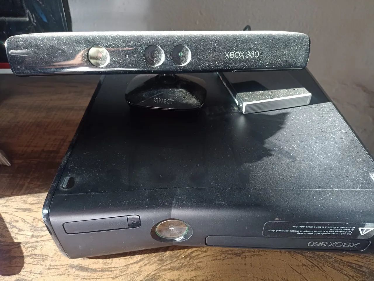 Xbox 360 Kinect com sensor e jogos - Foto 2