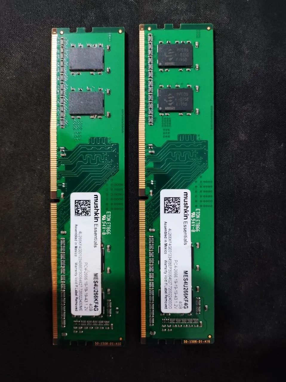 Memória RAM 2x4GB DDR4