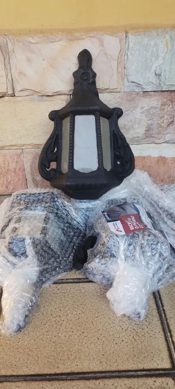 Luminária de Parede Ferro Fundido