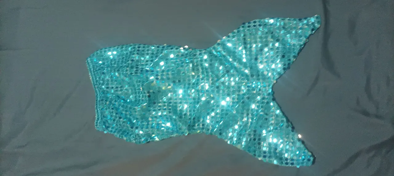Cauda de Sereia Azul para Meninas