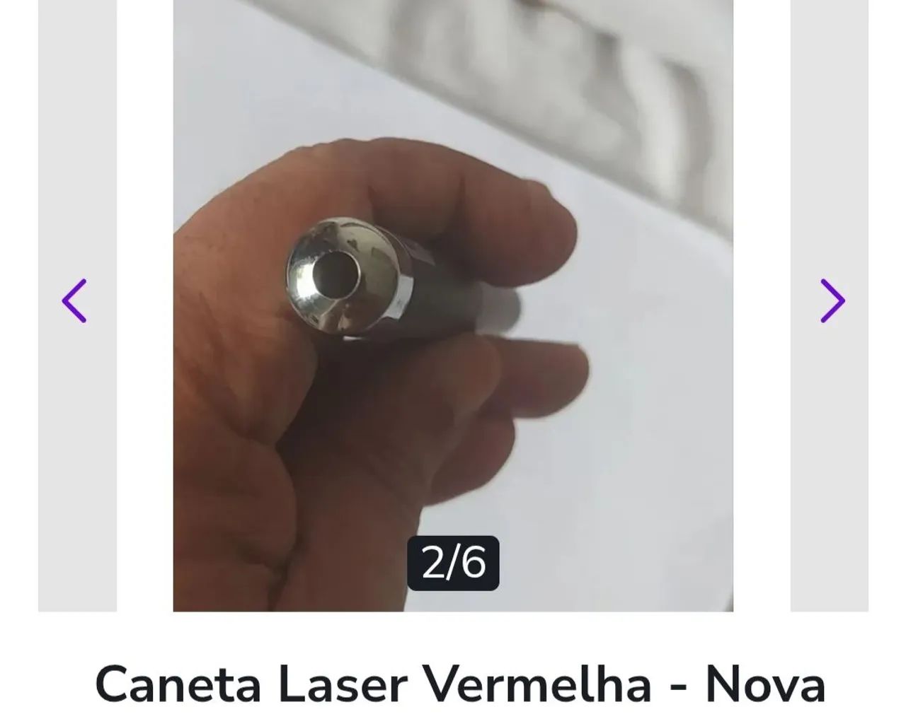 Caneta LASER vermelho - NOVA. - Foto 2