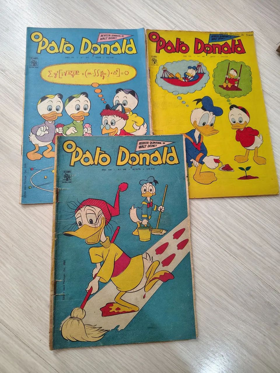 Gibis 'O Pato Donald' e Zé Carioca, históricos, anos 1970. - Foto 2