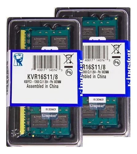 Memória Notebook DDR3 Kingston 8GB 1600MHZ (12800) KVR16S11/8 SODIMM 1.5v - Foto 2