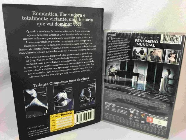 Dvd Cinquenta Tons De Cinza Ed. Especial Lacrado + Livro semi-novo - Foto 5