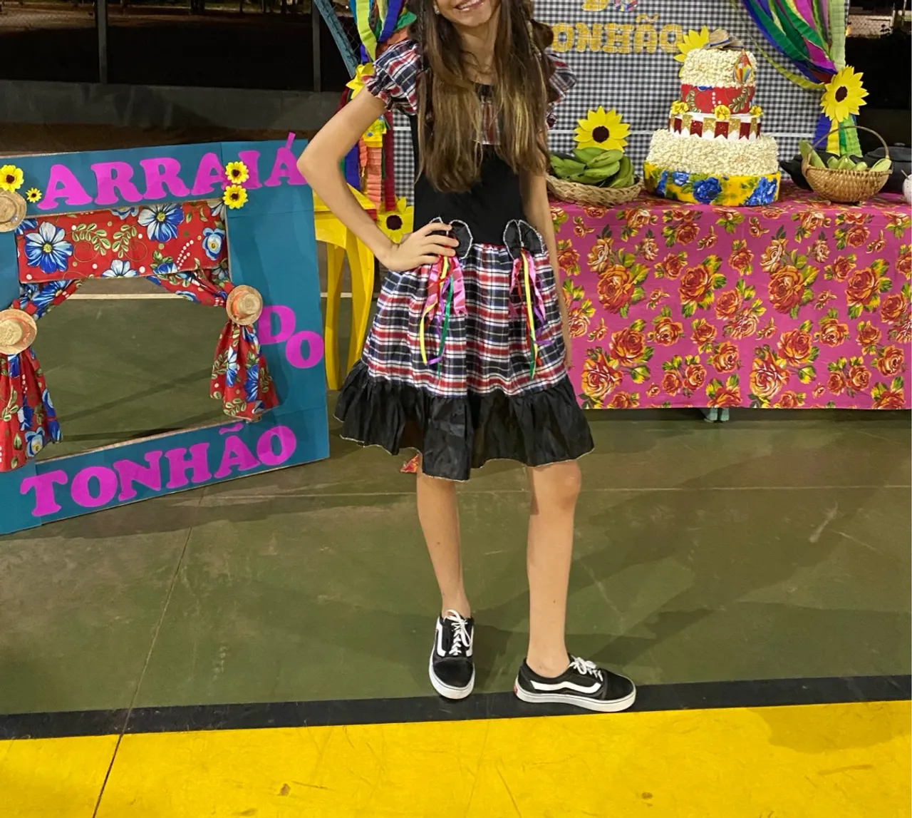 Vestido Festa Junina Infantil