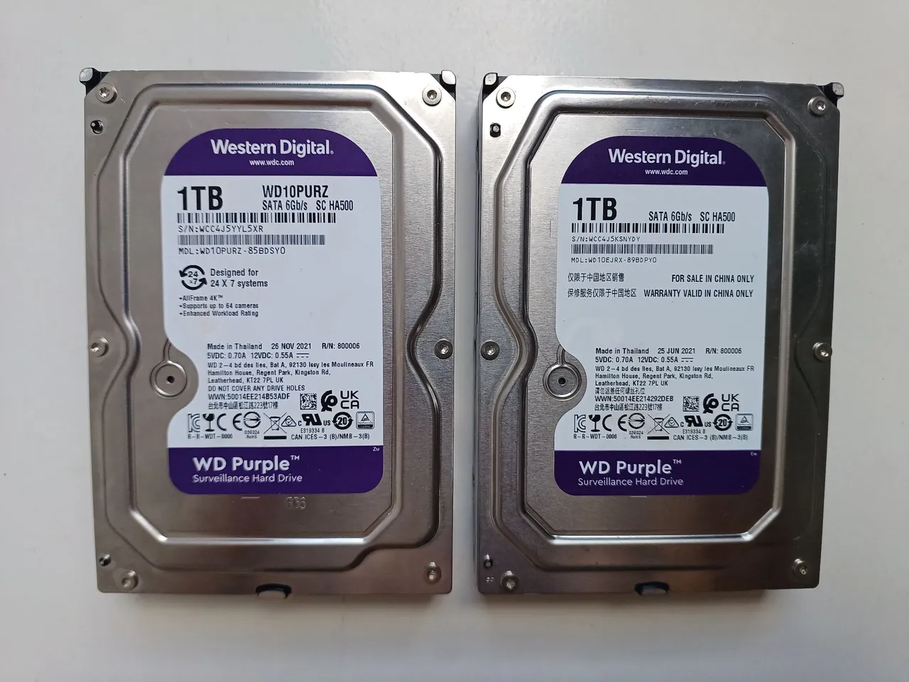 5 hds wd Purple 4tb cftv dvr nvr - Armazenamento - Feitosa, Maceió
