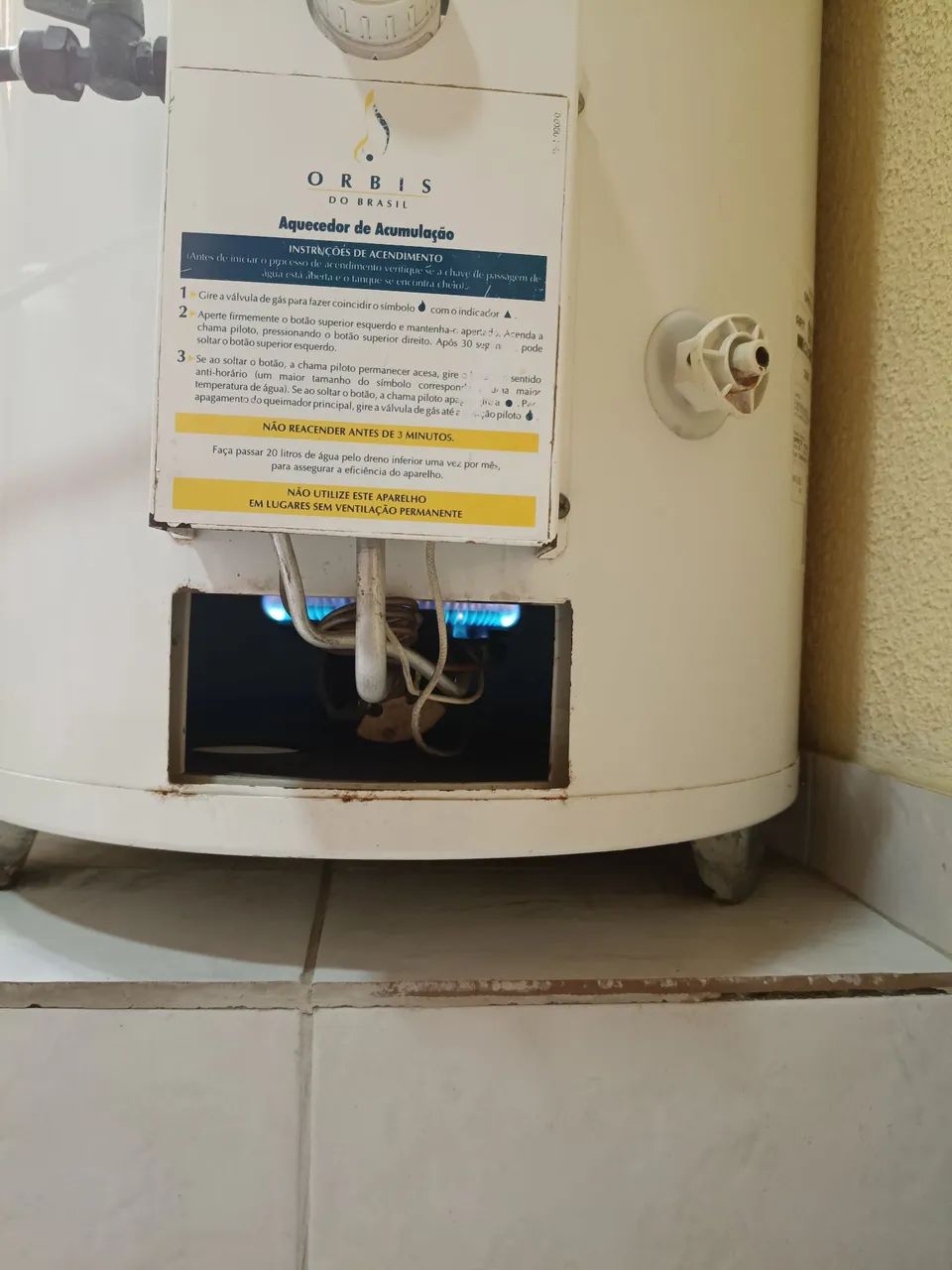 Aquecedor a gás Orbis de 190 litros - Foto 2