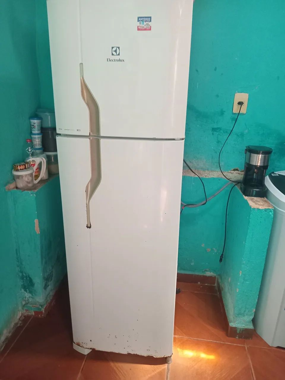 Geladeira funcionando normalmente 