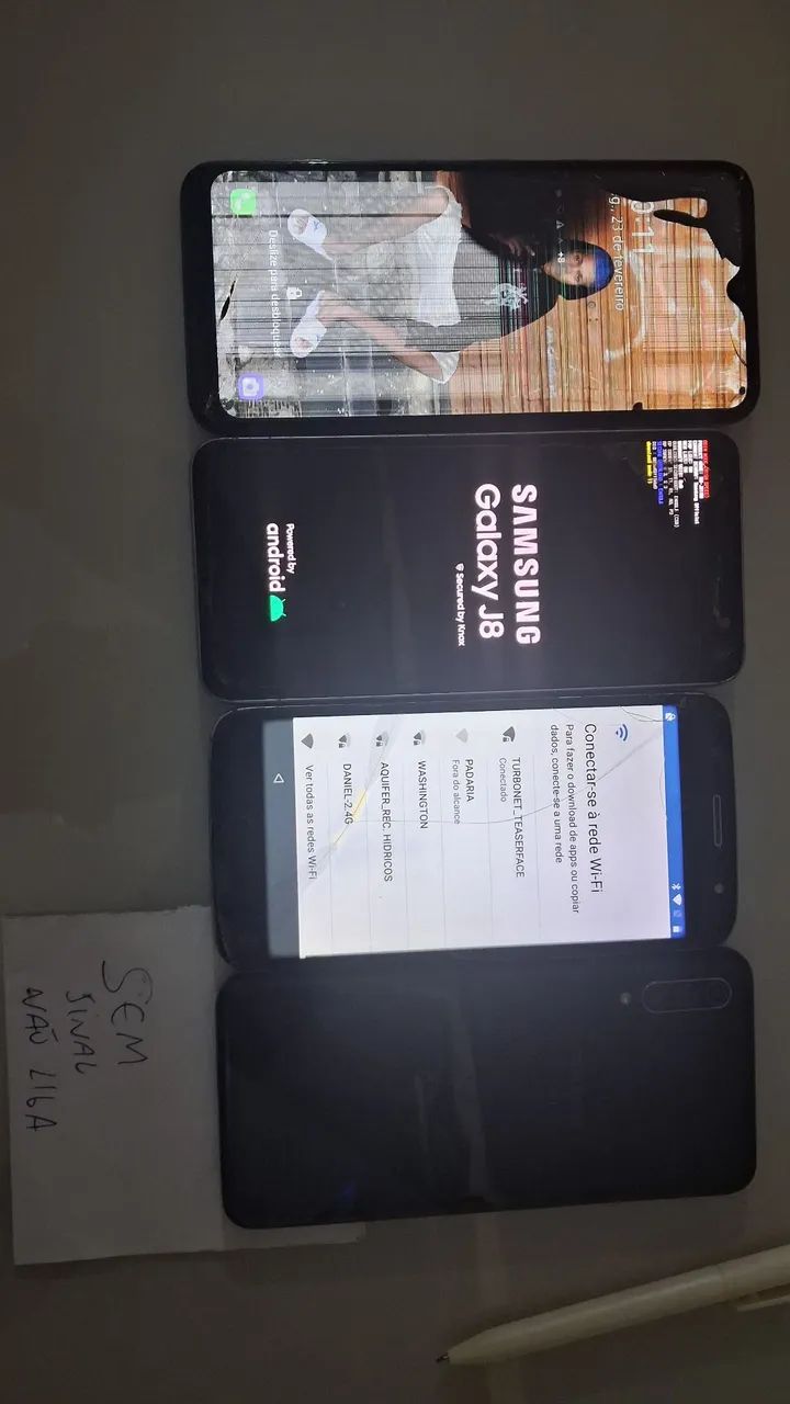 4 Celulares com defeito para retirar peças  aceito cartão entrego região ibirité barreiro  - Foto 3