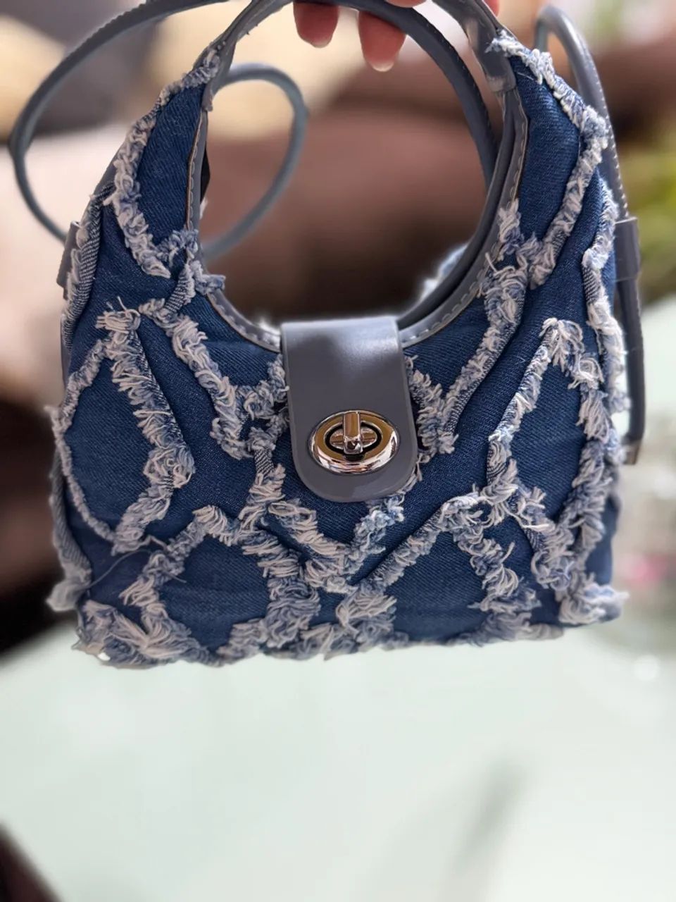 Mini bolsa boho jeans  - Foto 2