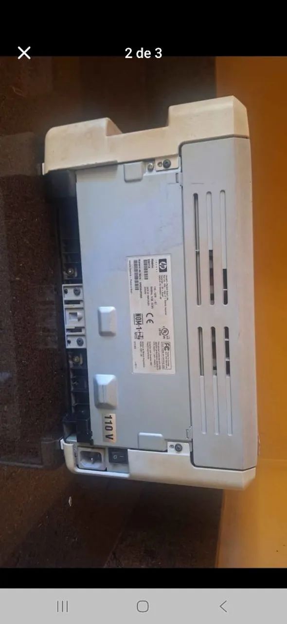 IMPRESSORA HP LASER JET 1020 cor bege em bom estado - Foto 2