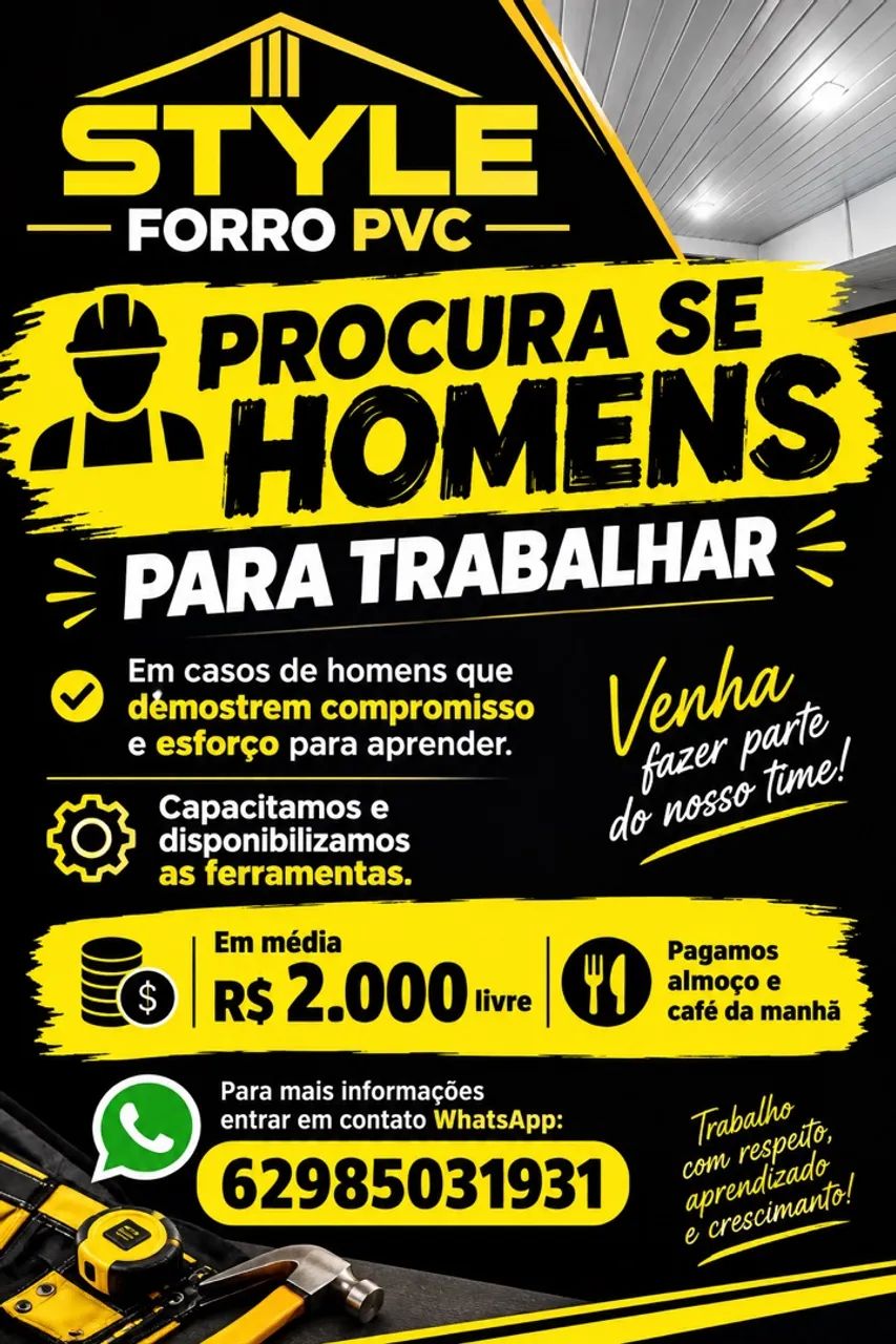 Procura-se Montadores de forro PVC - Foto 2