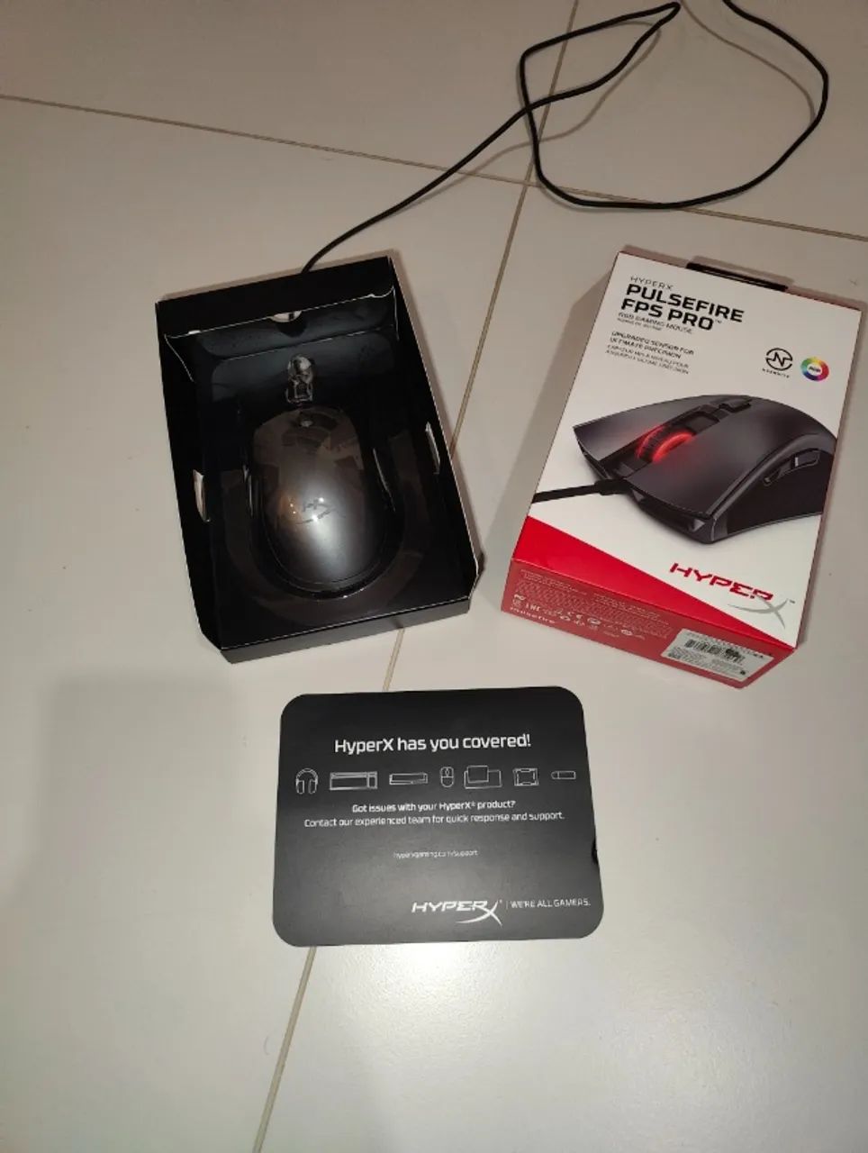 Mouse Gamer HyperX Pulsefire FPS Pro - Usado - Foto 2