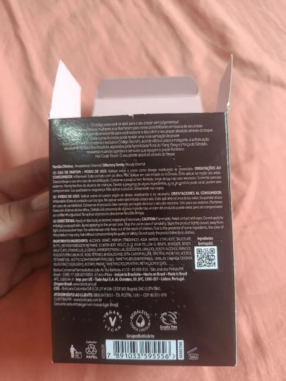 Her Code Touch Boticário  - Foto 3