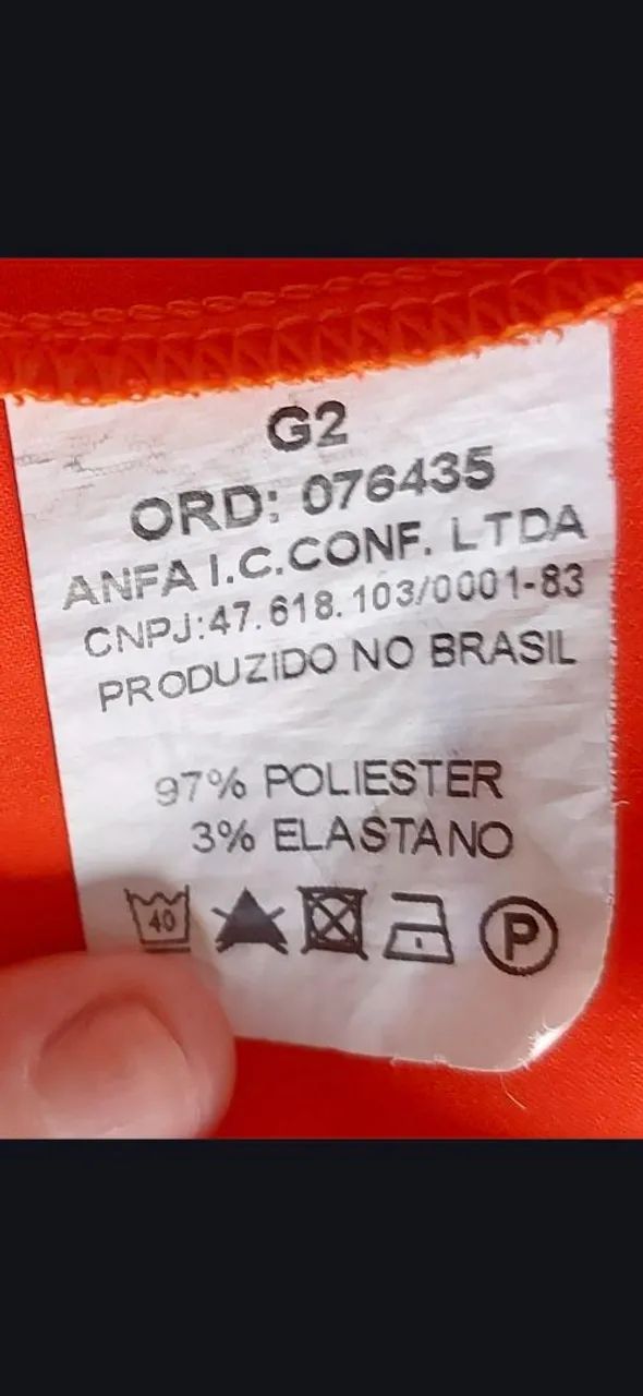 Blusa Laranja Tamanho G2 - Foto 3