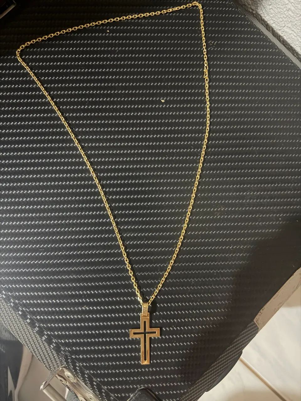 Corrente de ouro 18k cartier maciça