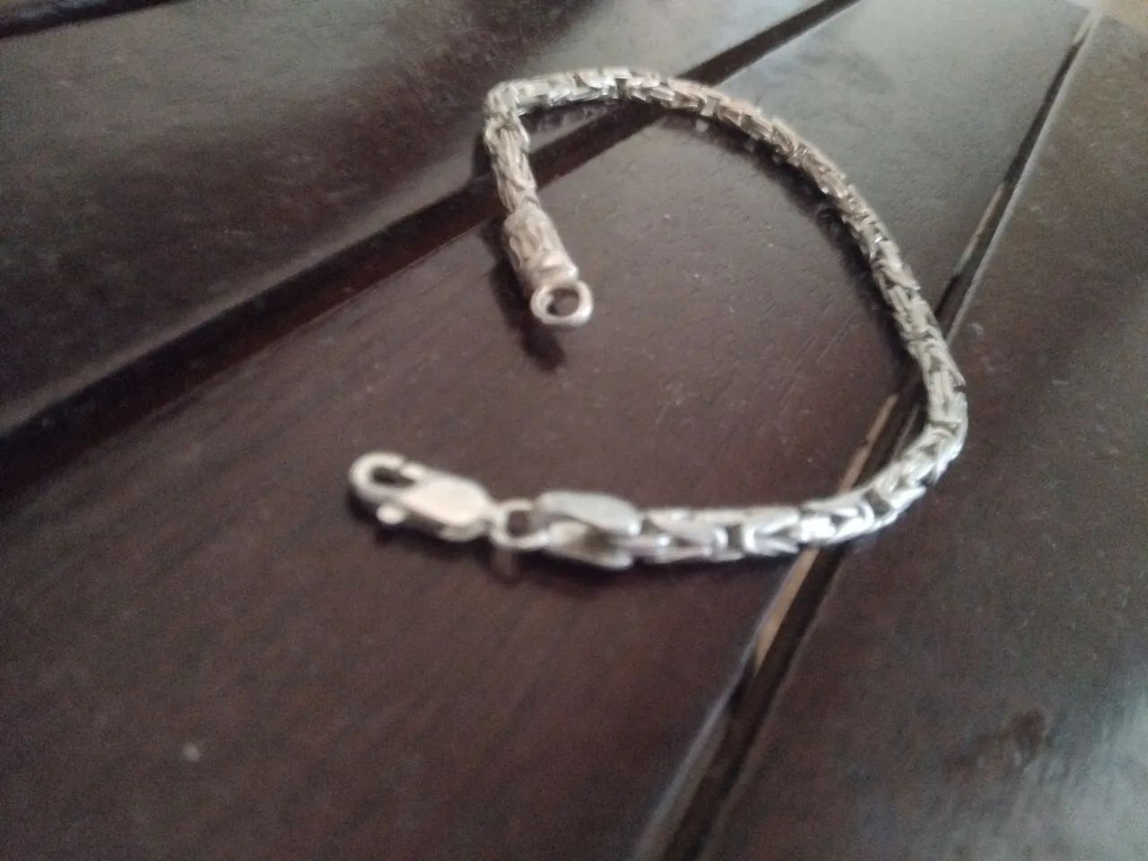 Pulseira de prata indiana 950