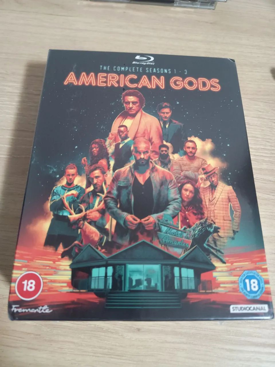Box American gods Blu ray série completa importado lacrado