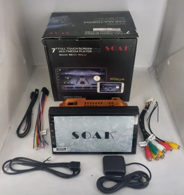 Multimídia Automotiva Tela 7" Android Espelhamento de Celular 