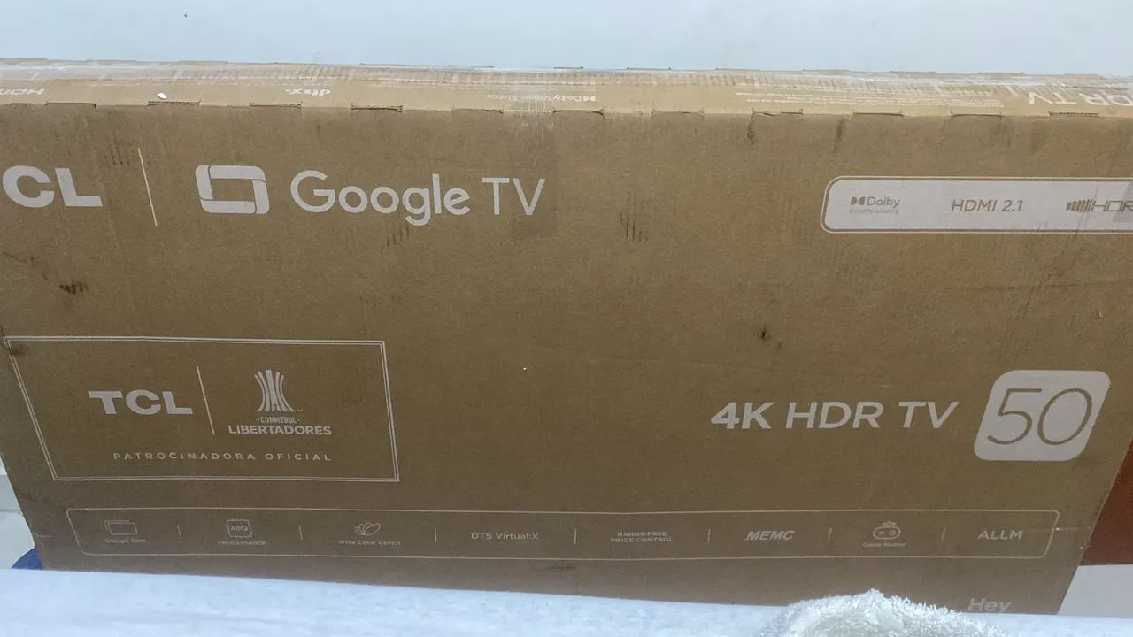 Tv led 55 polegadas TCL 4k Bhuetooth Alexia nova plástico - Foto 2