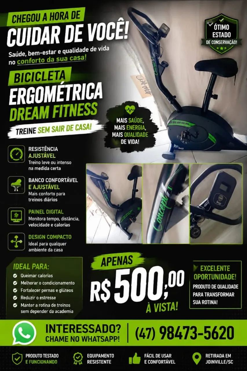 bicicleta ergométrica 