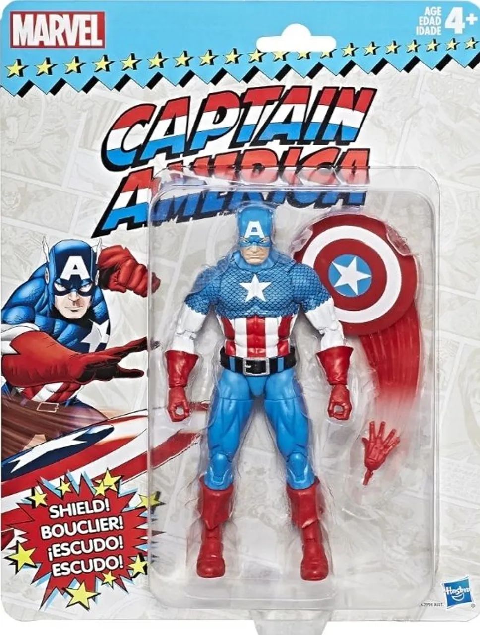 Marvel Legends Capitão América Retrô