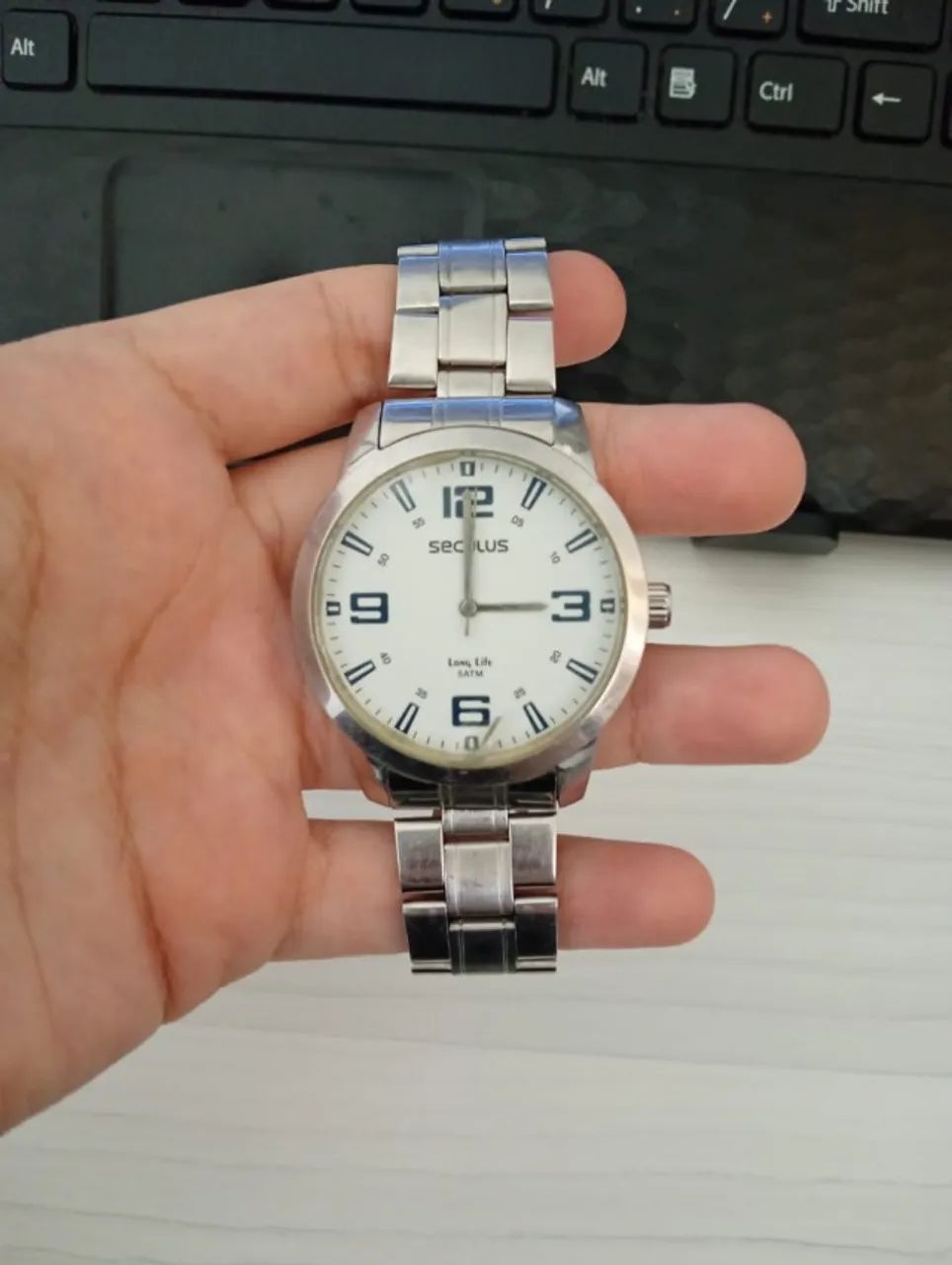 Relógio Seculus Prateado 28826g0svna2